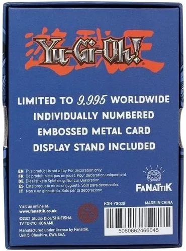 Vista 2 de YU-GI-OH! Blue Eyes Ultimate Dragon - Tarjeta de metal