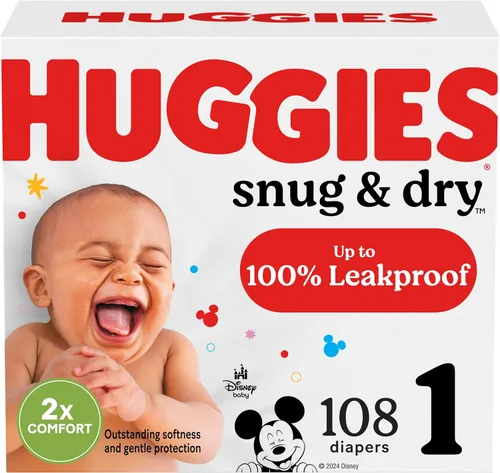 Vista 39 de Pañales Huggies Snug & Dry para bebé