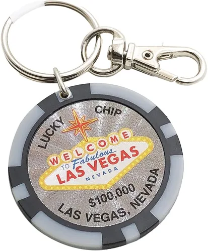 Vista 2 de Llavero Las Vegas, Ficha de Poker de la suerte