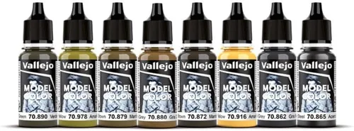 Vista 2 de Vallejo Panzer Colors - Juego de pintura #8, 0.6 fl oz
