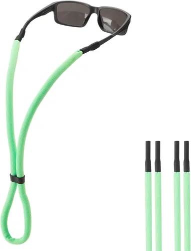 Vista 12 de Soporte para correa de lentes de sol para flotar, cordón ajustable para correa de lentes para hombres y mujeres, soporte para correa de gafas