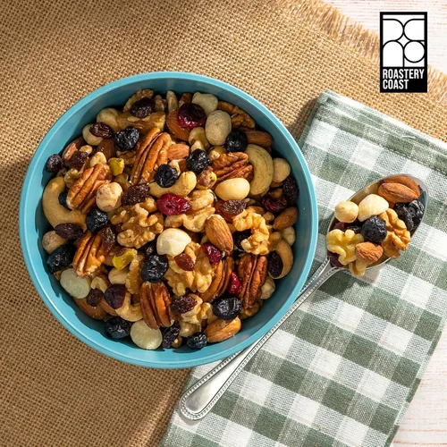 Vista 6 de Roastery Coast - Mezcla Saludable de Frutos Secos Diaria al Por Mayor Mezcla de Frutos Secos Aperitivo Deluxe Surtido Aperitivos de Frutos