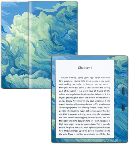 Vista 25 de MightySkins Skin compatible con Amazon Kindle Oasis 7" (9ª generación) – Naturaleza alterada Cubierta protectora de vinilo duradera y única