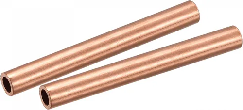 Vista 13 de uxcell Tubo redondo de cobre 0.315 in OD 0.059 in espesor de pared 3.937 in longitud tubería 2 piezas