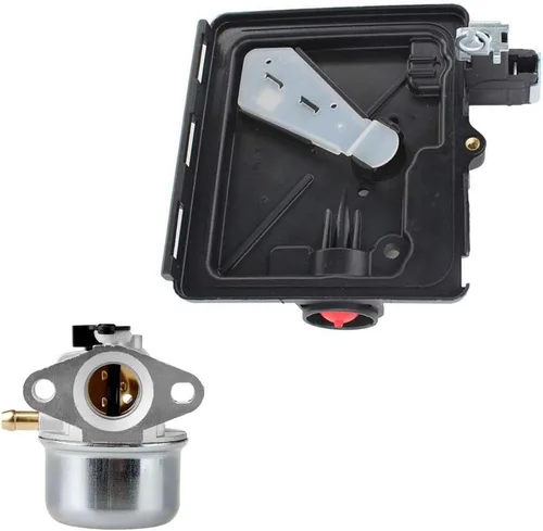 Vista 3 de Cnfaner 799868 Carburador para cortacésped 4-7 hp 498170 799872 694202 Carburador 497586 498254 790821 122000 124T02 124T05 con base de filtro