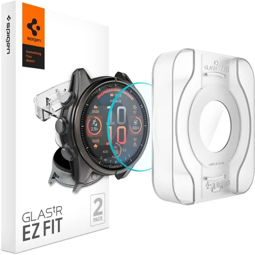 Vista 9 de Spigen GlasTR EZ FIT - Protector de pantalla para Garmin Fenix 8, 8 Pro