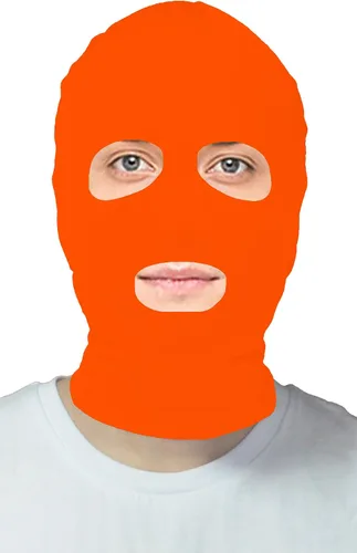 Vista 4 de VSVO Máscara de capucha Zentai con ojos abiertos y boca