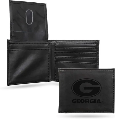 Vista 40 de NCAA Rico Industries Cartera Billetera con Grabado Láser Cartera Billetera con Grabado Láser - Diseño Delgado - Gran Regalo