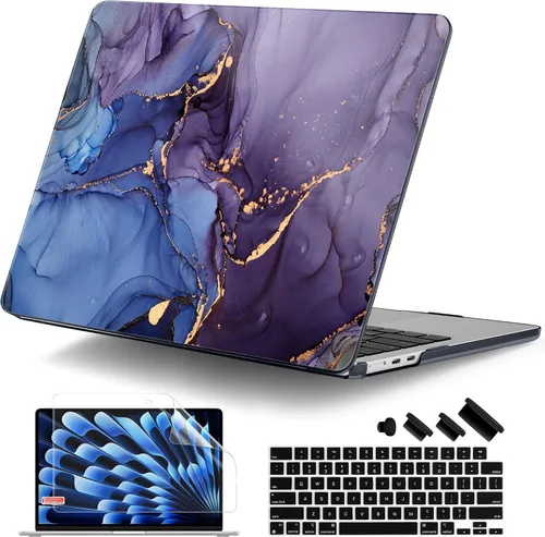 Vista 35 de DONGKE Funda compatible con M5 MacBook Air de 15 pulgadas 2026 2025-2023 A3448 A3241 A3114 A2941 M4 M3 M2 Pantalla de retina líquida Touch ID