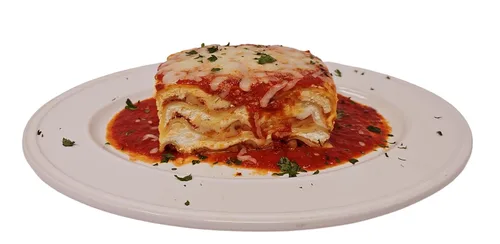 Vista 3 de Lasaña casera de 4 quesos de Frank and Sal's - Receta italiana auténtica - Tamaño familiar 8 libras - Comida rica y cremosa
