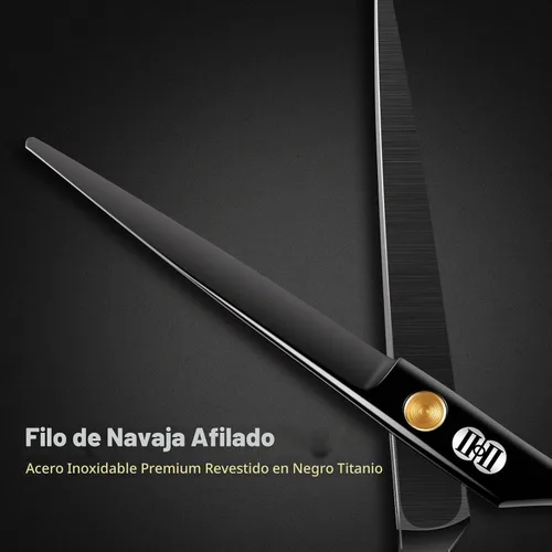 Vista 5 de CIICII Tijeras de corte de pelo, kit de tijeras de corte de pelo