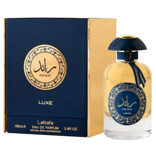 Vista 3 de Lattafa Perfumes Ra'ed Gold Luxe Eau de Parfum Spray para hombre, 3.4 onzas
