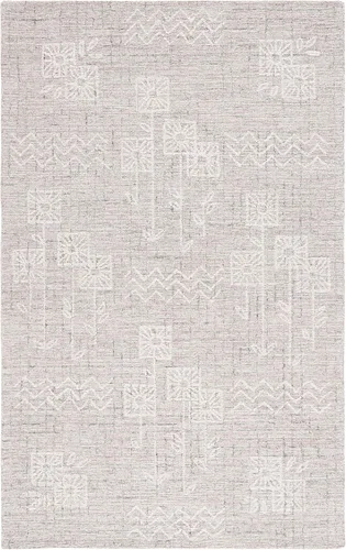 Vista 9 de SAFAVIEH Metro Collection - Alfombra de pasillo de 2 pies 3 pulgadas x 9 pies, beige y marfil, lana floral hecha a mano, ideal para zonas de alto