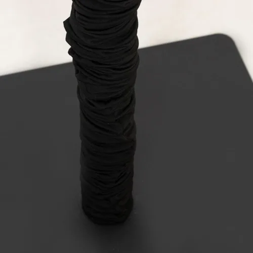 Vista 4 de Efavormart - Cubierta vertical para poste de elastano, 20 pies, color negro, tela elástica para colgar candelabros de aluminio curvado, tubería