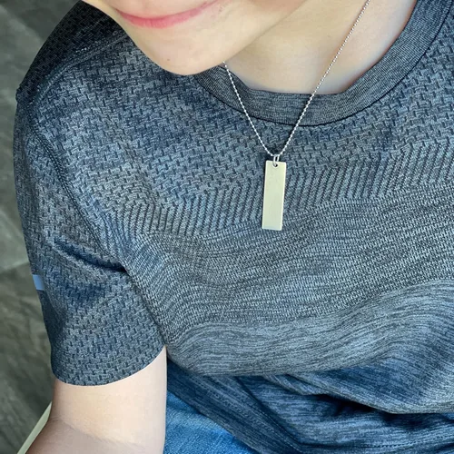 Vista 2 de Collar personalizado con colgante de primera comunión para niños, collar de primera comunión, regalo de primera comunión, collar religioso de cruz