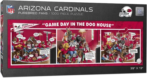 Vista 10 de YouTheFan NFL Game Day in The Dog House - Rompecabezas de 1000 piezas