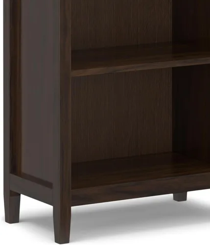 Vista 10 de SIMPLIHOME Warm Shaker - Juego de 2 piezas para oficina en casa, escritorio de madera maciza de 48 pulgadas Marrón castaño