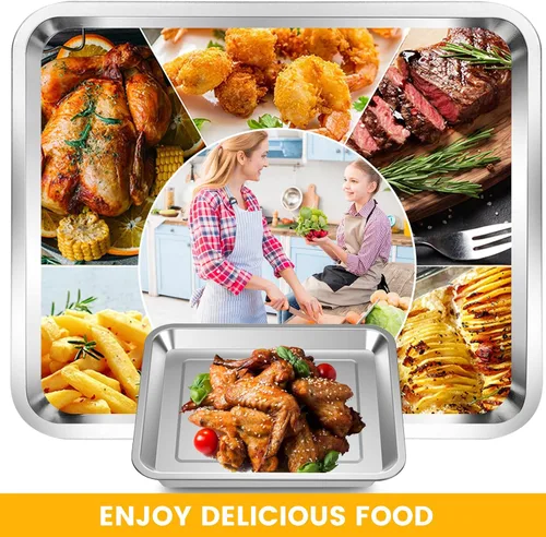 Vista 7 de Repuesto para freidora de aire para Cuisinart TOA-95 Breville BOV900BSS Black & Decker horno tostador de 8 rebanadas, 14.5 x 11.6 pulgadas, bandeja