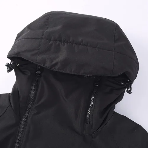 Vista 14 de Chaqueta anorak de esquí para mujer, impermeable, resistente al viento, cálido, para snowboard, abrigo de invierno con capucha