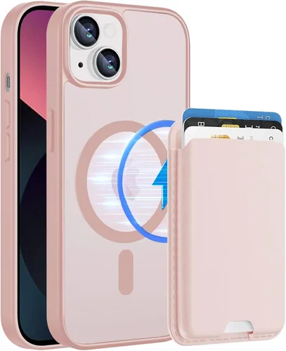 Vista 33 de Funda magnética para Google Pixel 9A con soporte para tarjetas, funda magnética desmontable, [compatible con MagSafe] a prueba de golpes con ranura