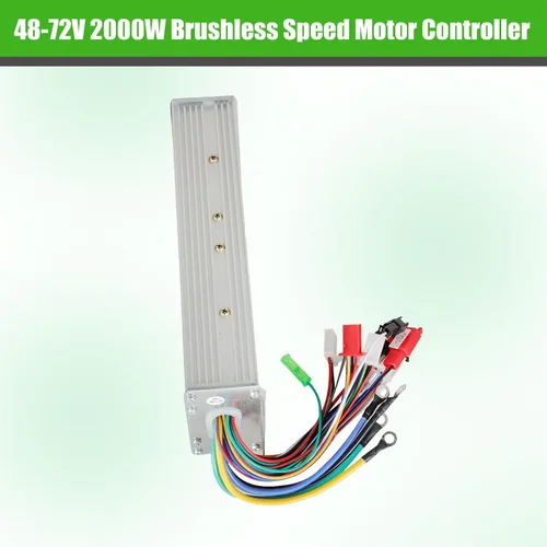 Vista 3 de munirater 48-72V 2000W Reemplazo sin escobillas del regulador del motor de la velocidad para la bici eléctrica