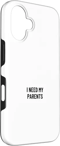 Vista 3 de iPhone 16 I need my parents Case