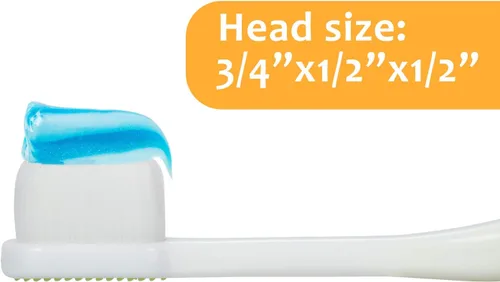 Vista 5 de Cepillo de dientes suave para encías sensibles, cepillo de dientes ultrafino para adultos, embarazadas y ancianos, color verde y puente, paquete de 2