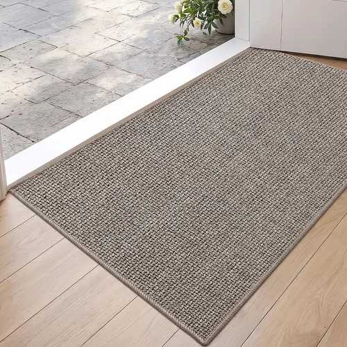 Vista 36 de DEXI Tapete delgado para puerta de entrada interior, 24 x 36 pulgadas Beige