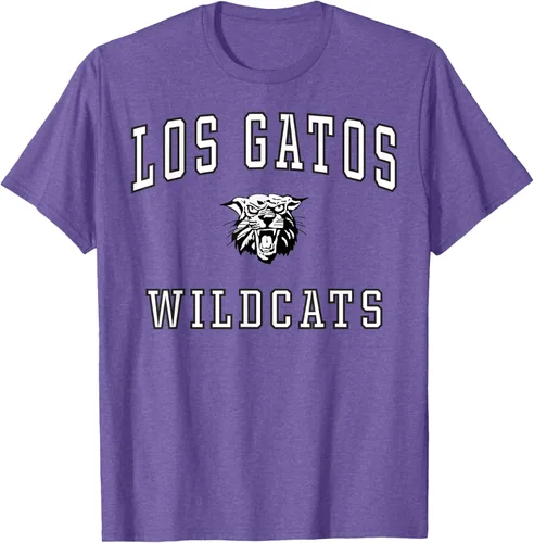 Vista 8 de Camiseta de Los Gatos de la escuela secundaria de Wildcats C1