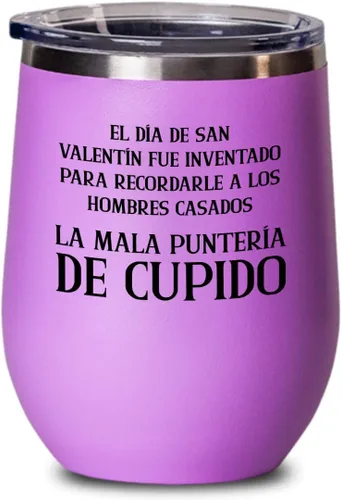 Vista 6 de Regalo para San Valentín Vaso de Vino para hija Perfecto regalo para navidad, graduados, profesionales y estudiantes Vaso con afirmaciones Azul