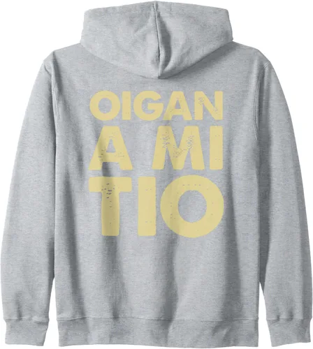 Vista 3 de MEDELLIN ANTIOQUIA - Sudadera con capucha con cremallera y frase popular, Negro