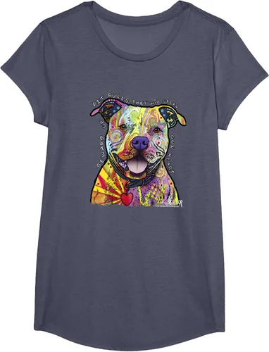 Vista 15 de Beware Of Pit Bulls, Dean Russo Pitbull Original - Camiseta para amantes de los perros, Negro