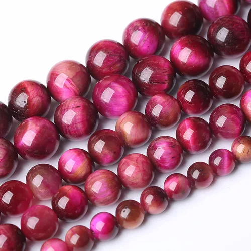 Vista 142 de 100 cuentas de piedra multicolor natural de 0.236 pulgadas (0.236 in), cuentas espaciadoras sueltas redondas para hacer pulseras, collares, aretes