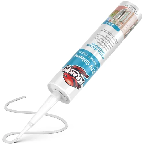 Vista 28 de Kraken Bond Sellador de silicona negro resistente al agua Cartucho de 100 a 10 onzas líquidas, RTV silicona para calafatear cocina y baño, todo uso