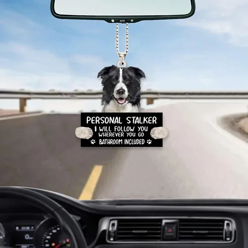 Vista 22 de Alaskan Malamute - Adorno colgante de coche para acechar personalmente, adorno de acrílico con nombre personalizado para perro, adorno de Navidad