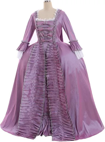 Vista 3 de CosplayDiy Queen Marie Antoinette Rococó - Vestido gótico victoriano para mujer
