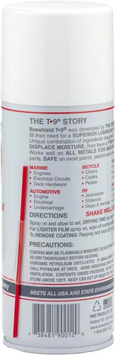 Vista 7 de Boeshield T-9 lubricación impermeable en aerosol (12 oz)