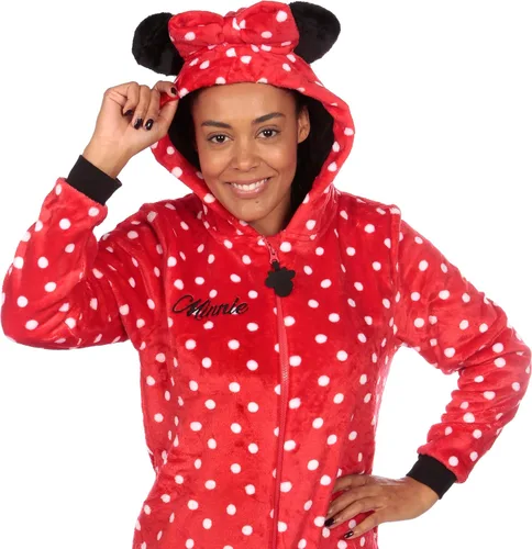 Vista 3 de Disney Mono de Minnie Mouse para mujer Rojo