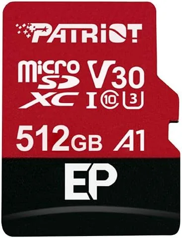 Vista 11 de Patriot Memory Tarjeta Micro SD A1 / V30 de 64 GB para teléfonos y tabletas Android, grabación de video 4K - PEF64GEP31MCX