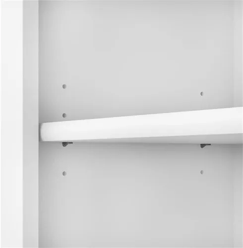 Vista 5 de Pemberly Row Estantería moderna de 5 estantes en color blanco, madera de ingeniería