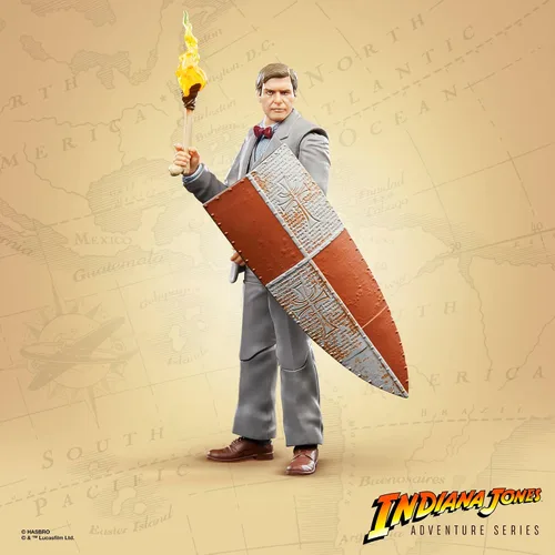 Vista 7 de Indiana Jones Adventure Series and the Last Crusade, (Profesor) juguete, figuras de acción de 6 pulgadas, niños a partir de 4 años