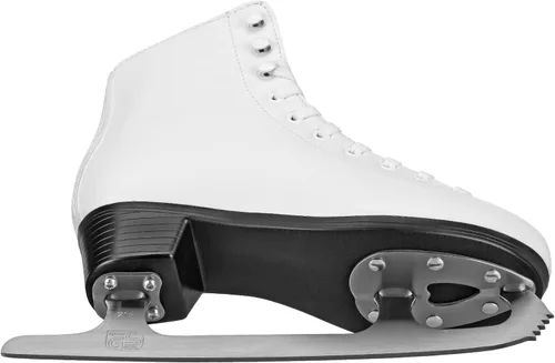 Vista 3 de Lake Placid Cascade - Patines de hielo para niña, color blanco