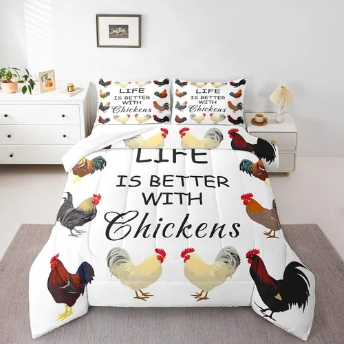 Vista 16 de Feelyou Lindo juego de ropa de cama de ajolote para niños y niñas tamaño twin, juego de edredón de salamandra para niños, mujeres y hombres, edredón
