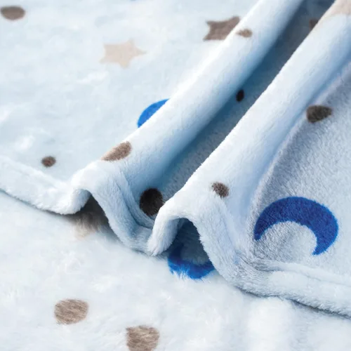Vista 7 de Bunnikins & Clover Manta de Bebé de Franela de Felpa Ligera Súper Suave para Niños y Niñas, Manta de Lactancia de Forro Polar Floral para Niños