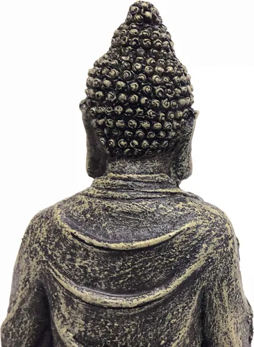 Vista 6 de SLOCME Decoración de estatua de Buda para acuario, decoración de acuario, estatua de Buda para pecera