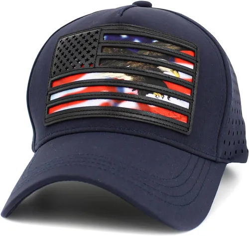 Vista 98 de KBETHOS Tactical Operator Collection USA Fishing Mesh Ballcap Flag Patch America Outdoors Trucker Baseball Cap