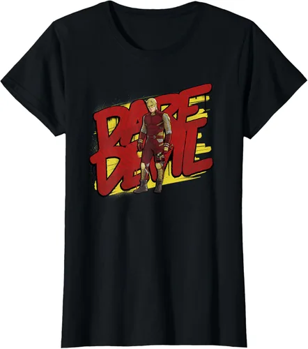 Vista 30 de Marvel Daredevil - Traje amarillo y rojo She-Hulk Disney+ camiseta, Negro