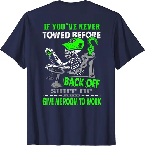 Vista 21 de Proud Tow Truck Operator - Camiseta, Negro, S