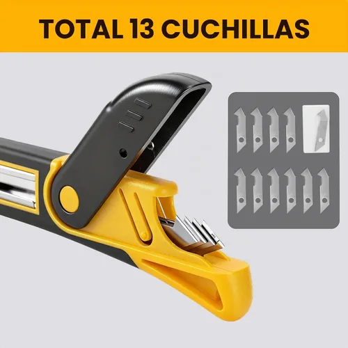 Vista 2 de STEELITE Plexiglass Cutter Acrylic Cutting Knife and 13 Pcs Blade Set, Easy to Use Multi-Use Cutter with Cutting Blade