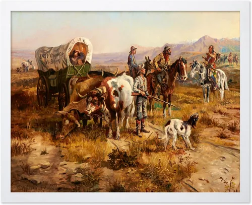 Vista 44 de Poster Master Póster vintage de The Lookout, estampado retro de vaquero, arte occidental, arte del salvaje oeste, arte de equitación, regalo
